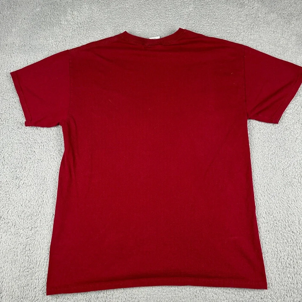 Hard Rock Cafe Shirt Large Red San Antonio Texas 1971 Alamo Short Sleeve